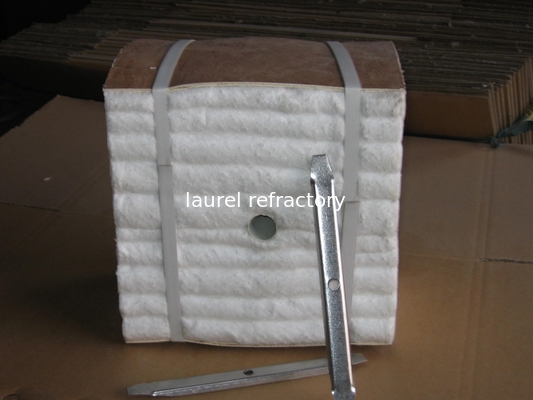 High Temperature Pipe Refractory Fireproof Insulation Ceramic Fiber Wool Modules For Boilers And Fire Door