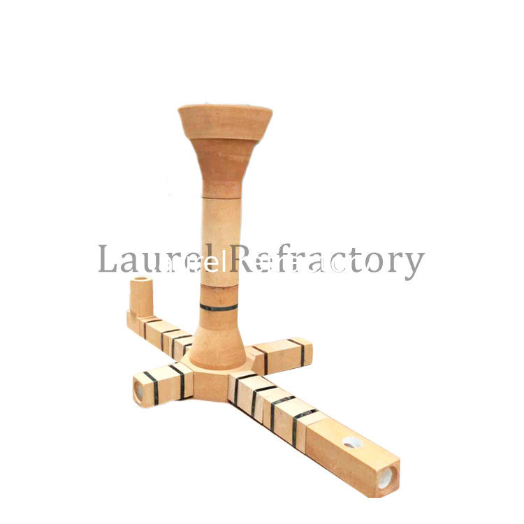 Heat Resistant High Temperature Flint Clay Refractory Runner Bricks For Steel And Metallurgy Industry