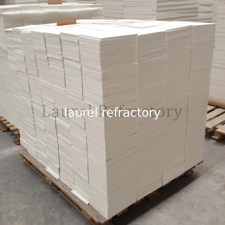 1260 Electrical Fireplace Ceramic Fiber Plate Refractory Thermal Insulation 1200*1000mm for Kiln